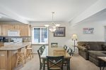 Dining table with seating for 6